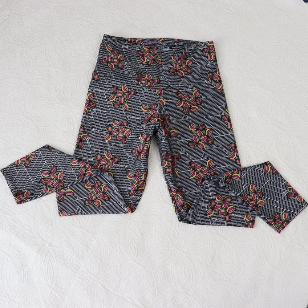 ONZIE | Floral Printed High-Rise Leggings M/L - Picture 5 of 11